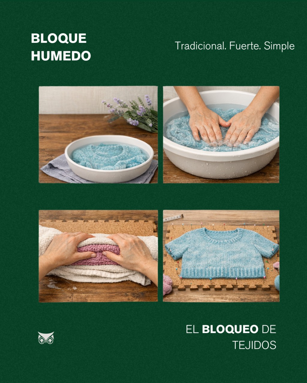 bloqueo humedo de tejidos