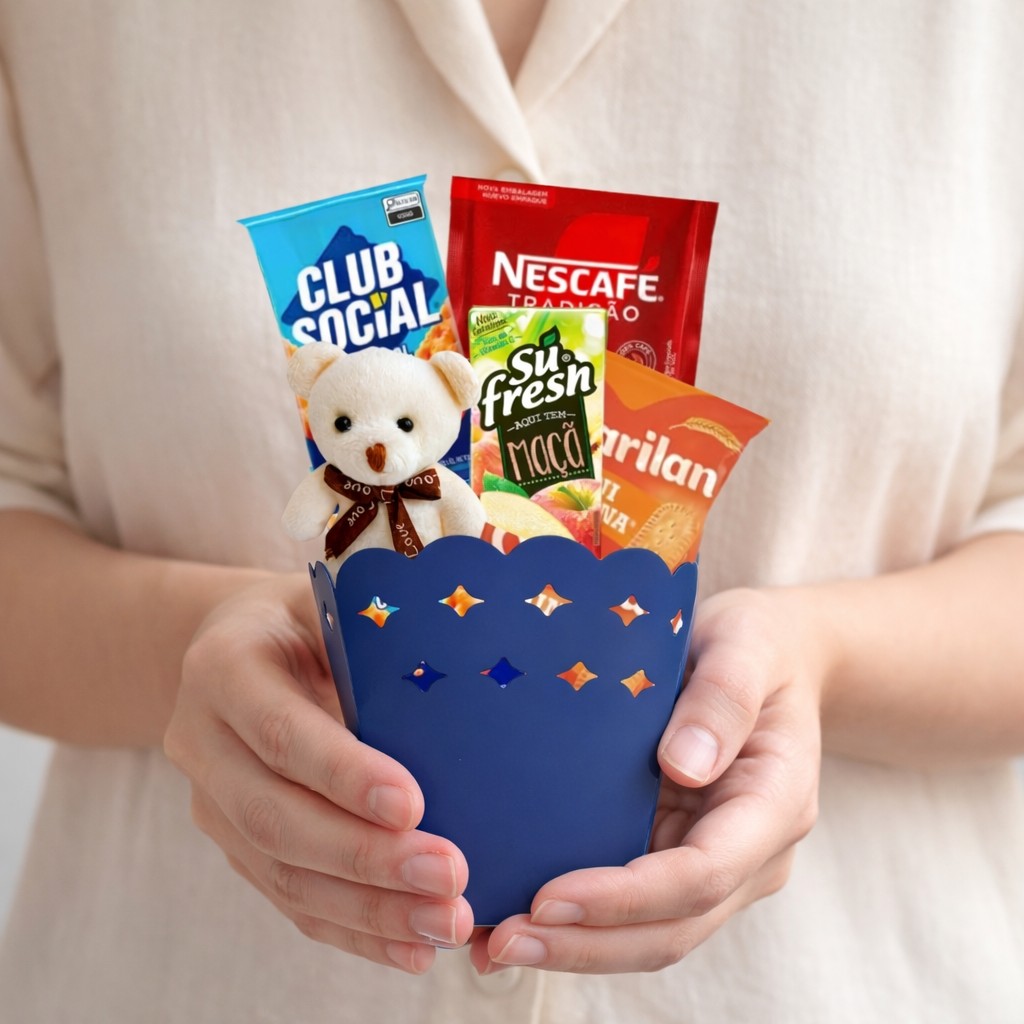 cesta de caf&eacute; da manh&atilde; doce amanhecer presente com entrega hoje