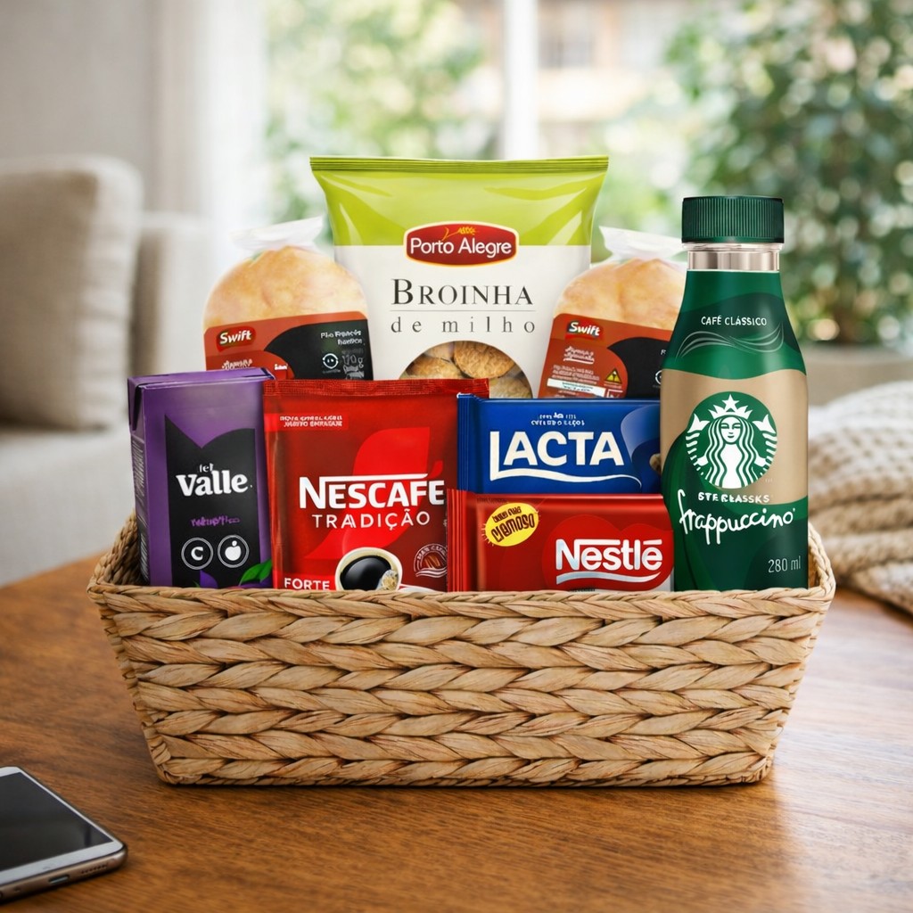 cesta de caf&eacute; da manh&atilde; especial com entrega r&aacute;pida s&atilde;o paulo e abc