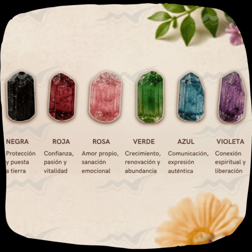 Colores de la turmalina y sus significados energ&eacute;ticos y espirituales.