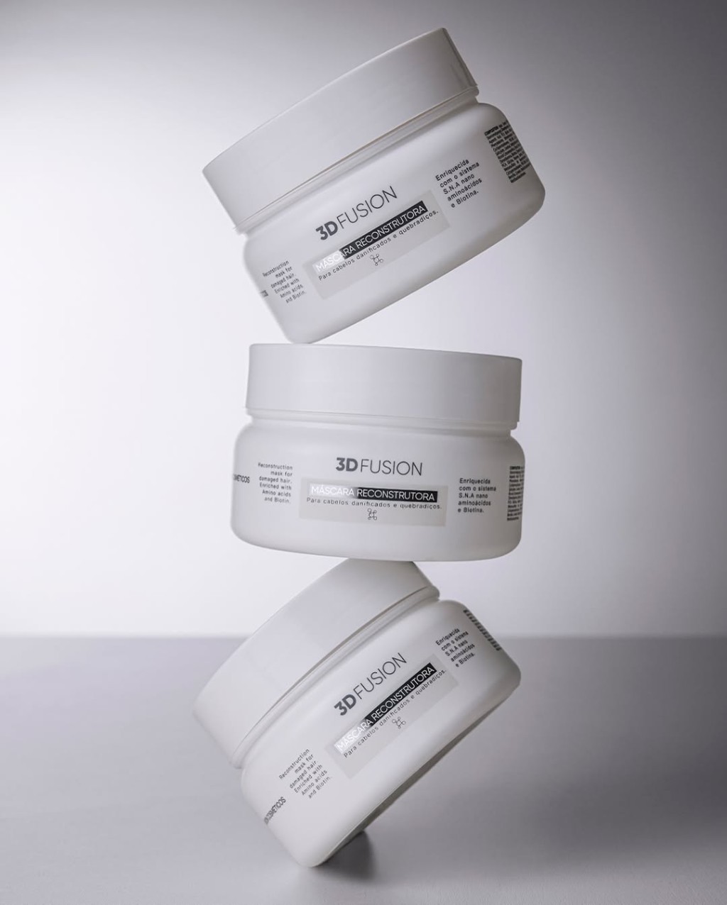 M&aacute;scara de reconstru&ccedil;&atilde;o home care 3D Fusion London Cosm&eacute;ticos