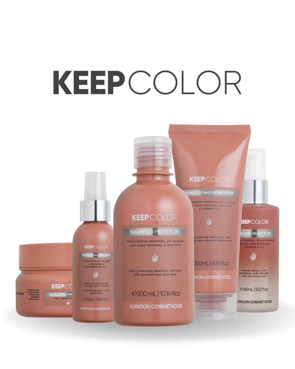 Linha Keep Color Home Care London Cosm&eacute;ticos