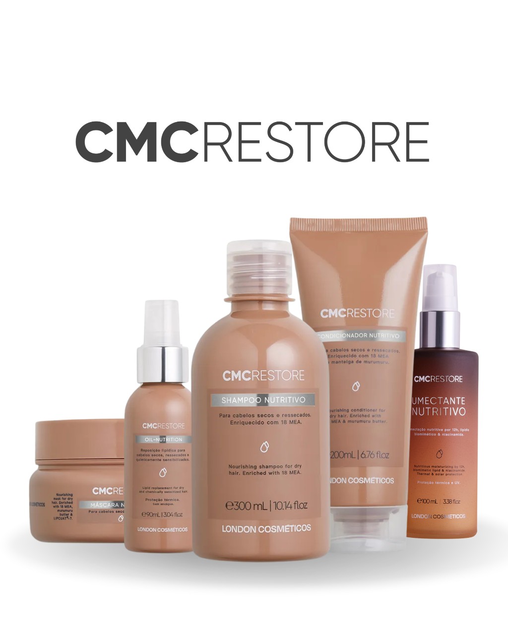 Linha CMC Restore Home Care London Cosm&eacute;ticos