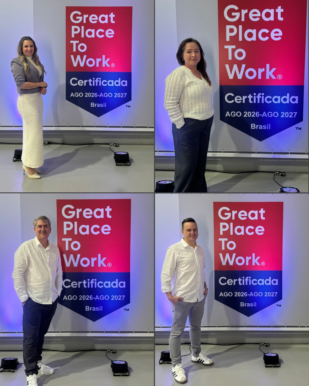 Equipe D'Lima Cosméticos selo Great Place To Work