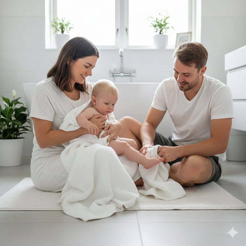 espuma de banho para recém nascido