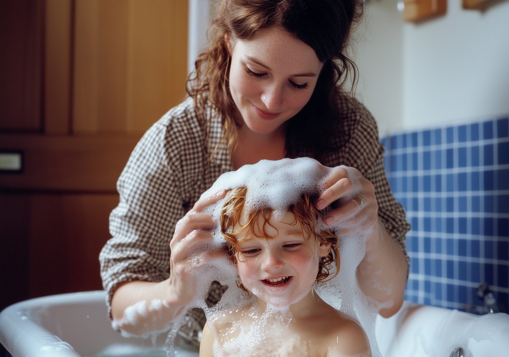 Shampoo infantil RN+ formulado para rec&eacute;m-nascidos com pH fisiol&oacute;gico.