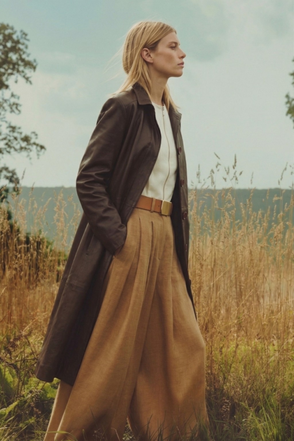 Textura cuero natural LEDER