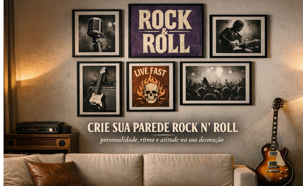 Gallery Wall Rock n Roll Love Arte