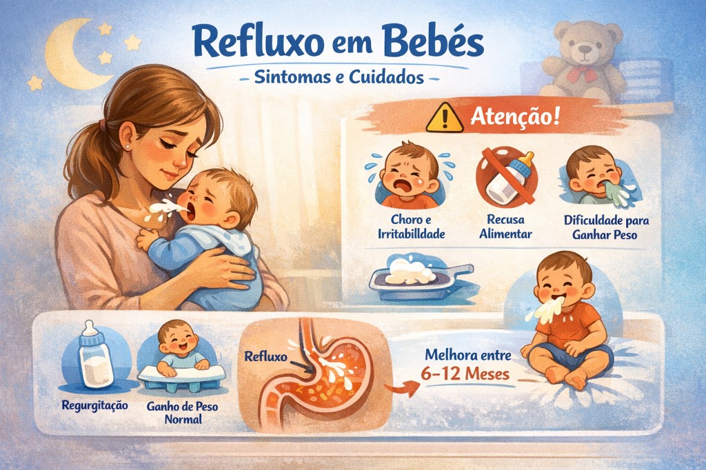 Refluxo em Bebê Sintomas: Como Identificar e Quando se Preocupar