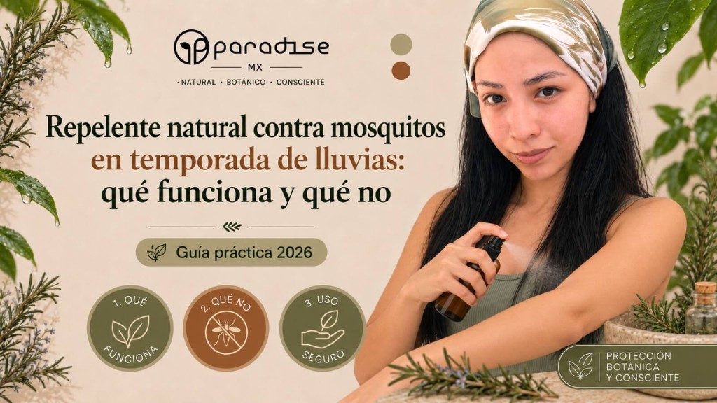 Repelente natural contra mosquitos en temporada de lluvias: qué funciona y qué no