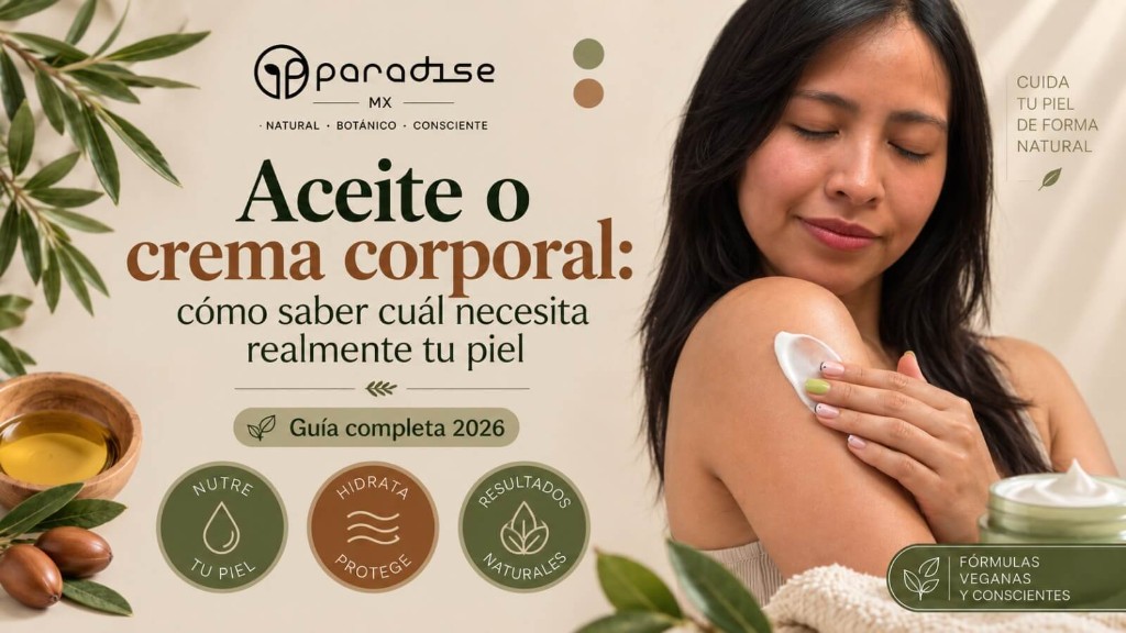 Aceite o crema corporal: cómo saber cuál necesita realmente tu piel