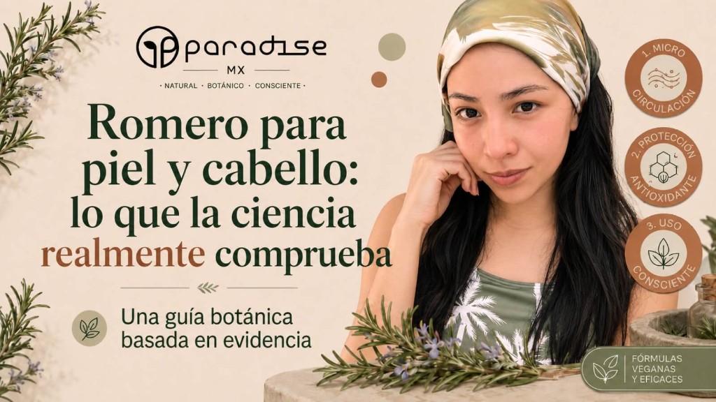 Romero para piel y cabello según la ciencia