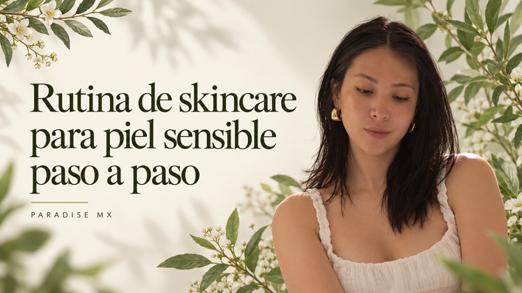 Rutina de skincare para piel sensible paso a paso