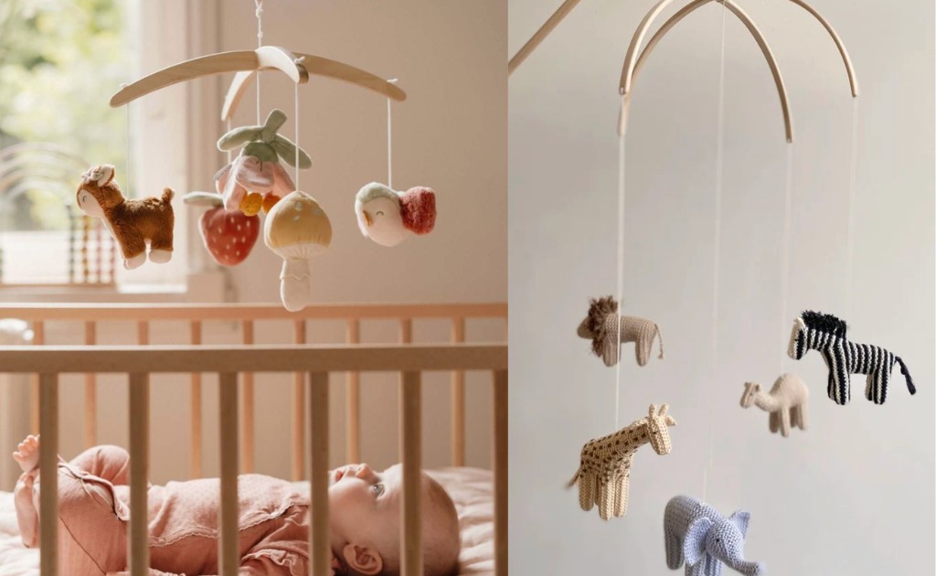 movil cuna bebe idea baby shower