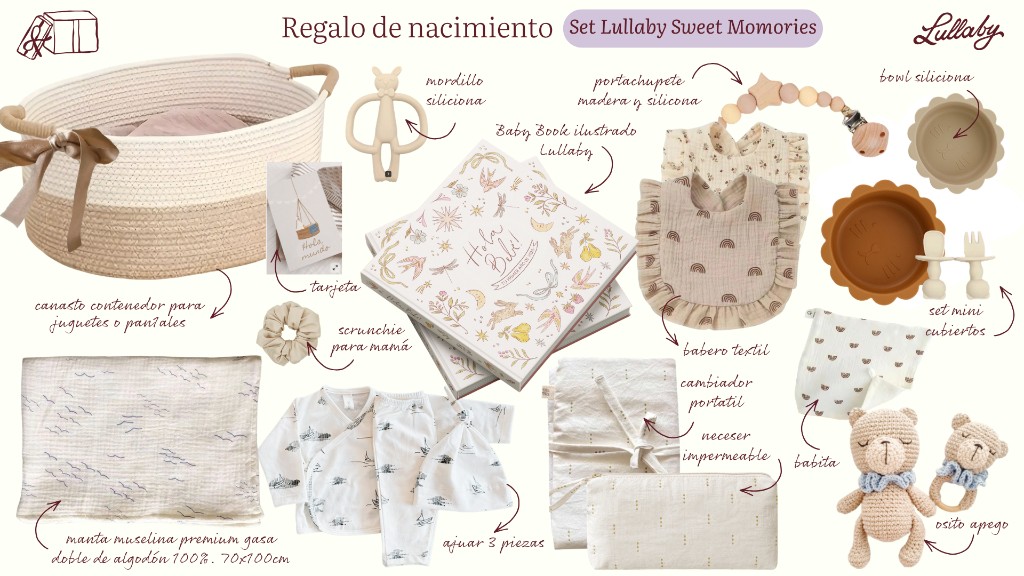 regalo de nacimiento lullaby corporativo