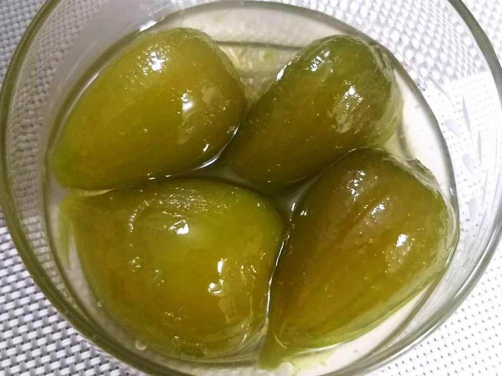 Doce de figo verde
