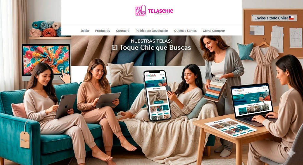 Telaschic.cl tienda online de Telas