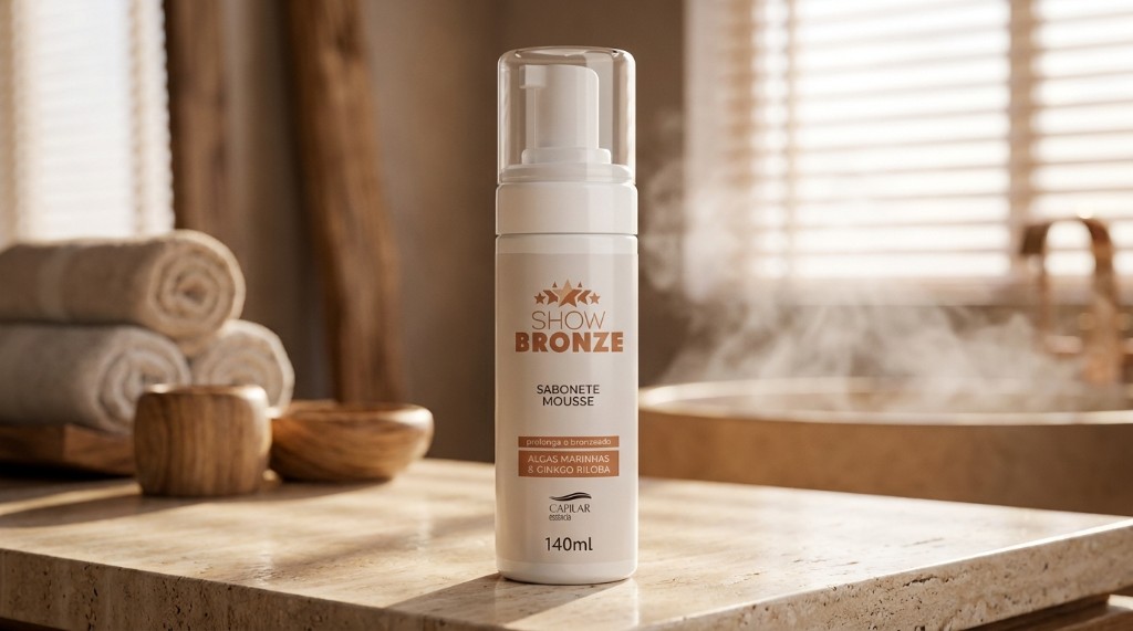 sabonete mousse show bronze