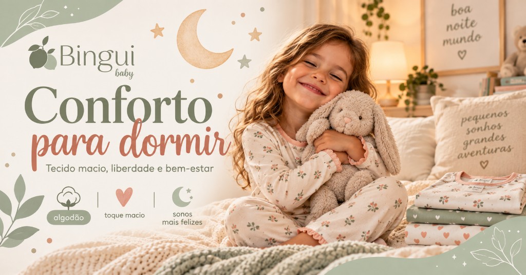 Pijama confort&aacute;vel