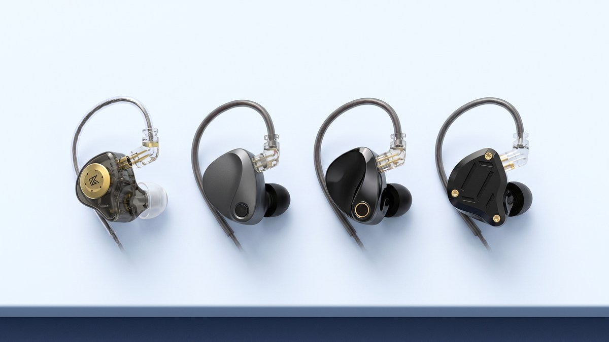 Comparación visual de KZ EDX Pro, Castor Improved Bass, Castor Pro Bass y ZS10 Pro 2