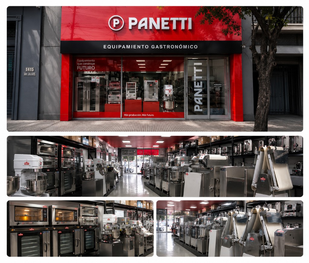 Panetti con equipamiento gastron&oacute;mico profesional