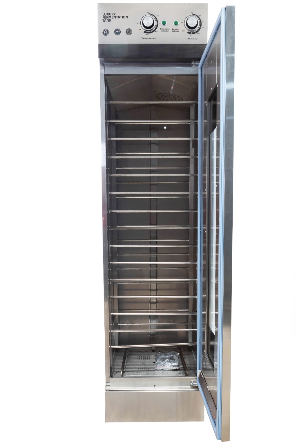 Fermentadora Panetti WG-16P de 16 bandejas con puerta de vidrio panorámico para panadería