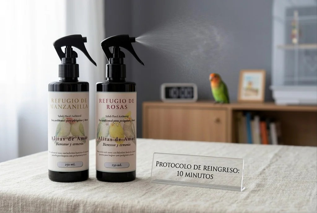 Productos para loros y periquitos que ayudan a relajarse y estar tranquilos