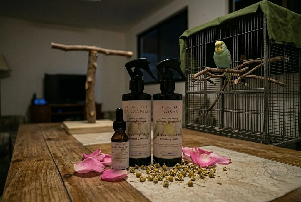 Productos de alitas de amor para loros y pericos