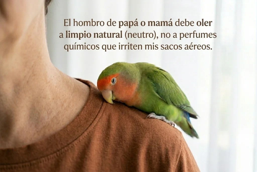 Cuidado de los sacos aéreos de los loros
