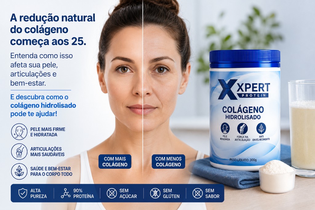 Redu&ccedil;&atilde;o natural do col&aacute;geno com a idade