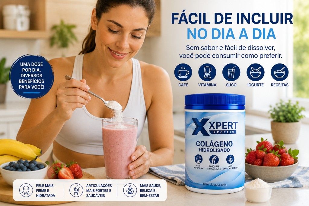 Como incluir col&aacute;geno hidrolisado na rotina