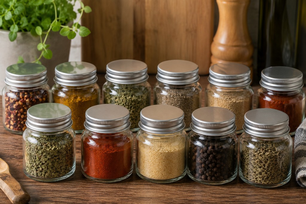 especiarias b&aacute;sicas para iniciantes na cozinha