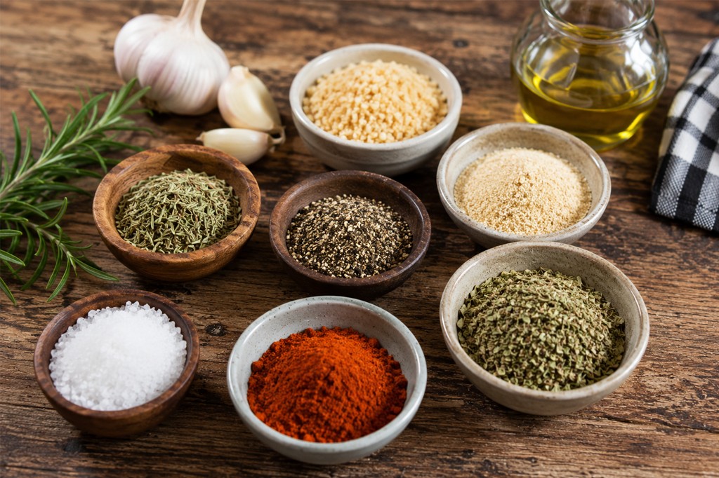 combina&ccedil;&atilde;o simples de temperos para cozinhar