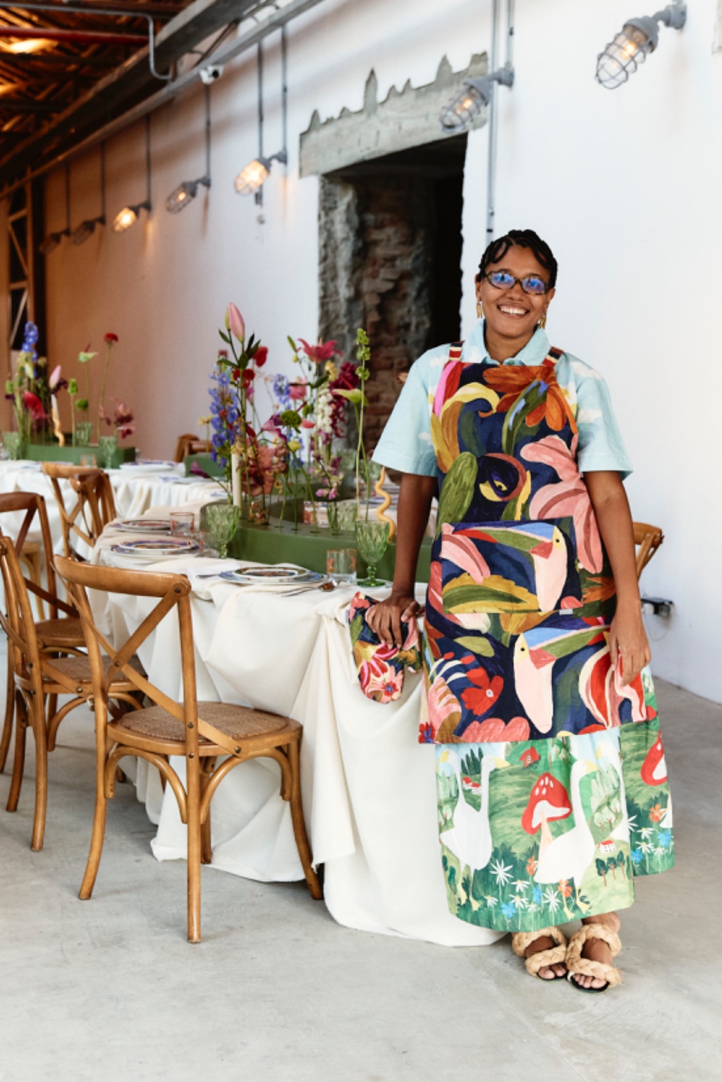 Jantar da collab Isabela de Oliveira x Westwing