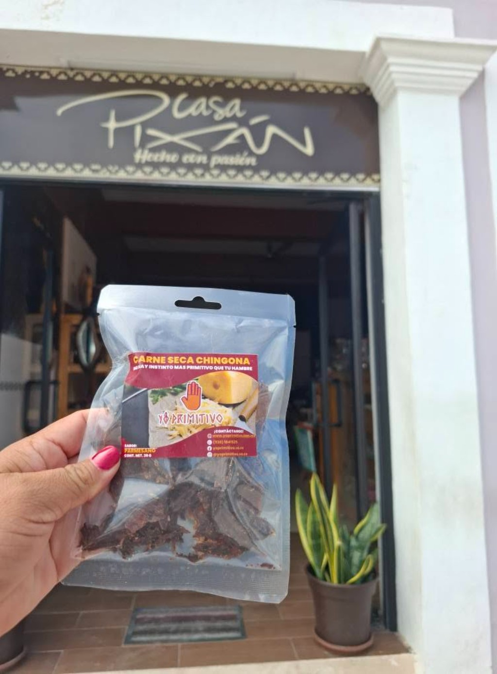 Fachada de Casa Pixán en el centro de Campeche
