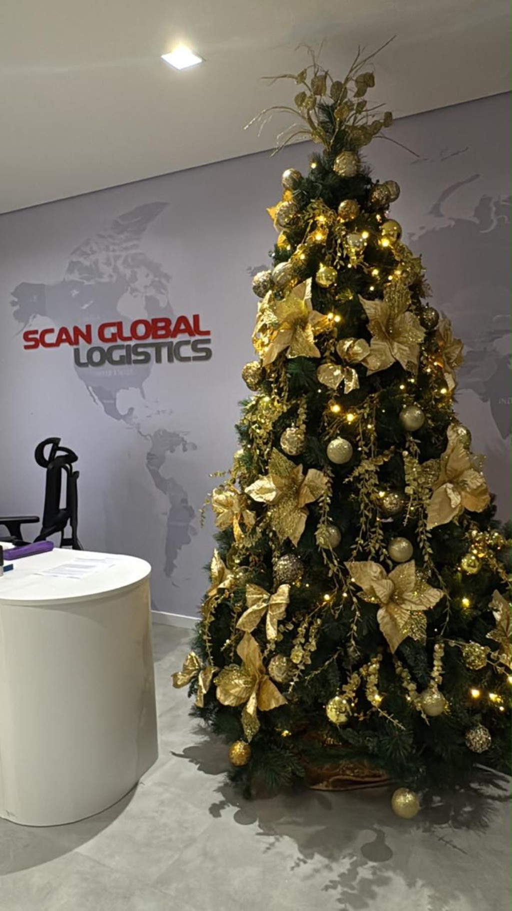 Árvore de Natal para empresas e comércios.