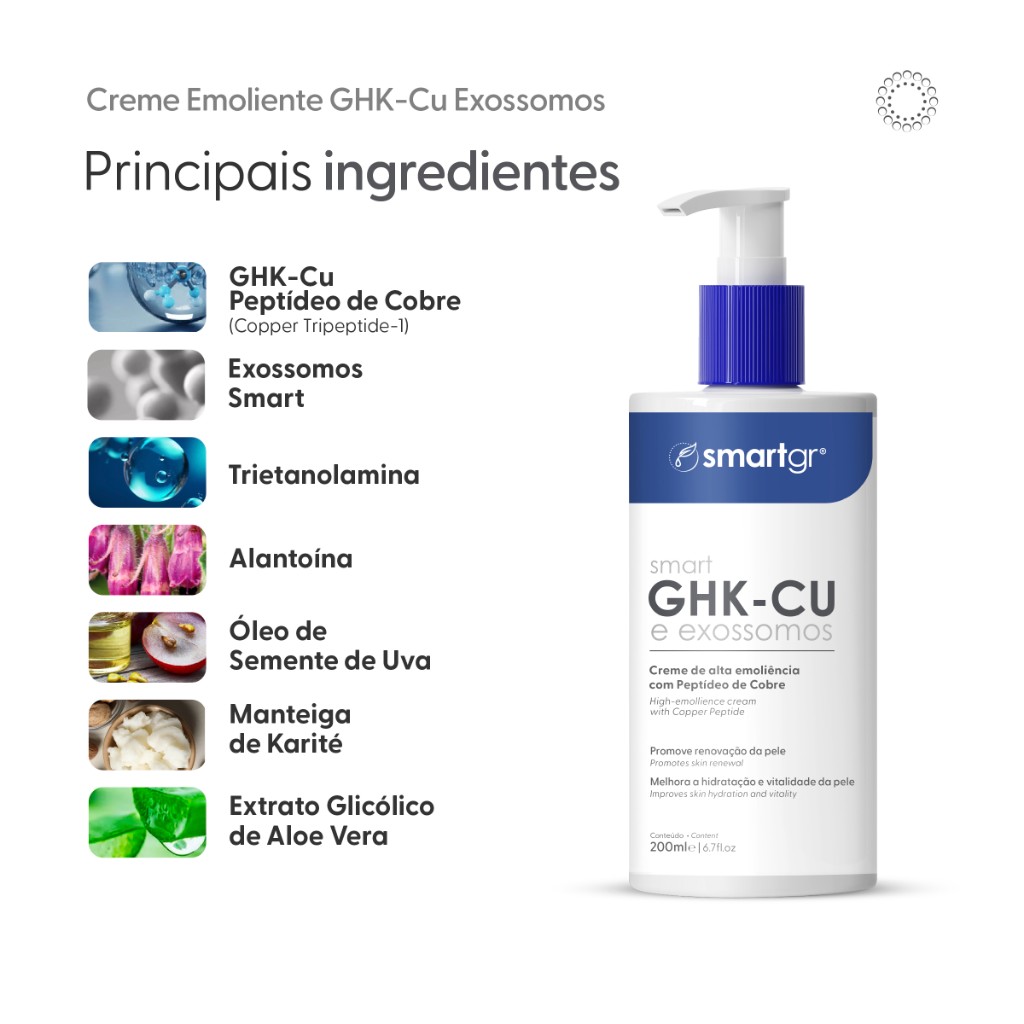 Creme Emoliente com GHK-Cu Smart Gr