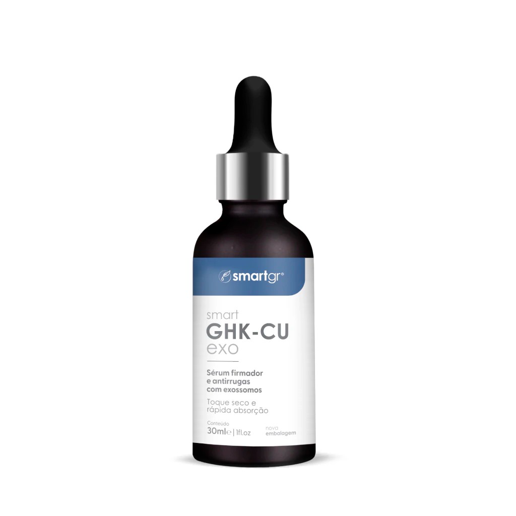 S&eacute;rum Smart GHK-CU Exo - 30 ml | Smart GR - Pept&iacute;deos do Cobre + Exossomos - Firmador Antirrugas