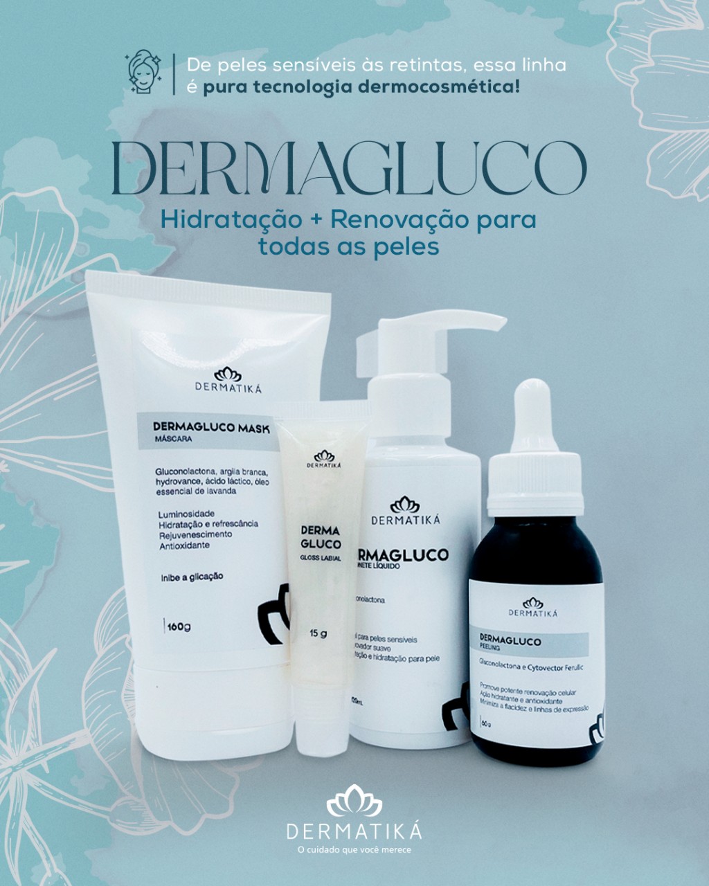 Linha Dermatik&aacute; Gluco
