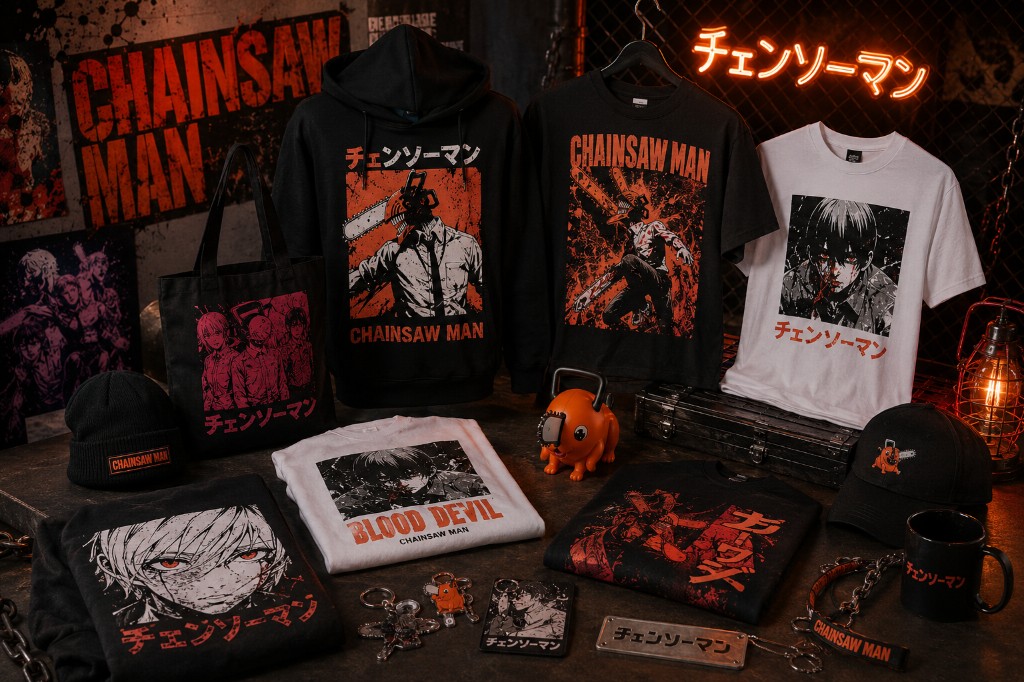 Ropa y merchandising de Chainsaw Man