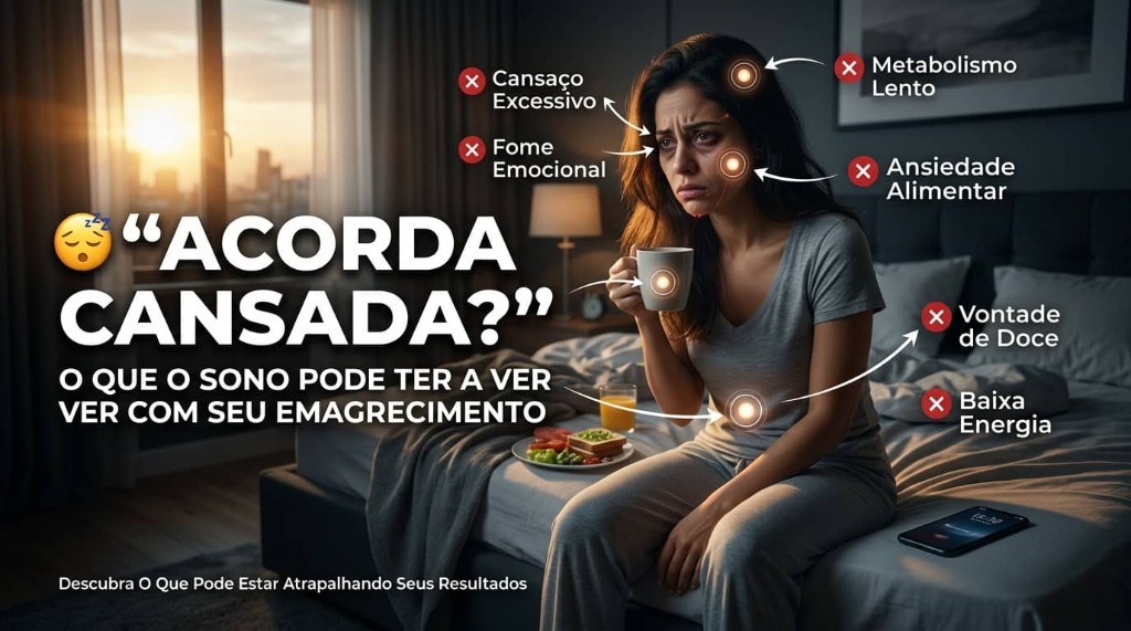  POR QUE VOC&Ecirc; ACORDA CANSADA? O QUE O SONO PODE TER A VER COM SEU EMAGRECIMENTO