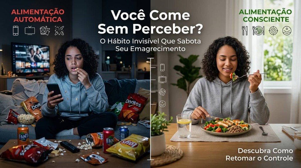 Voc&ecirc; Come Sem Perceber? Esse H&aacute;bito Silencioso Pode Estar Sabotando Seu Emagrecimento