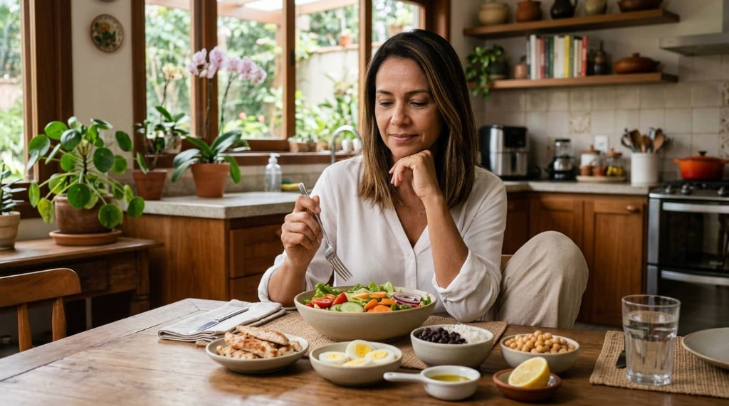Comer Só Salada Atrapalha Emagrecer? Entenda Fome e Saciedade