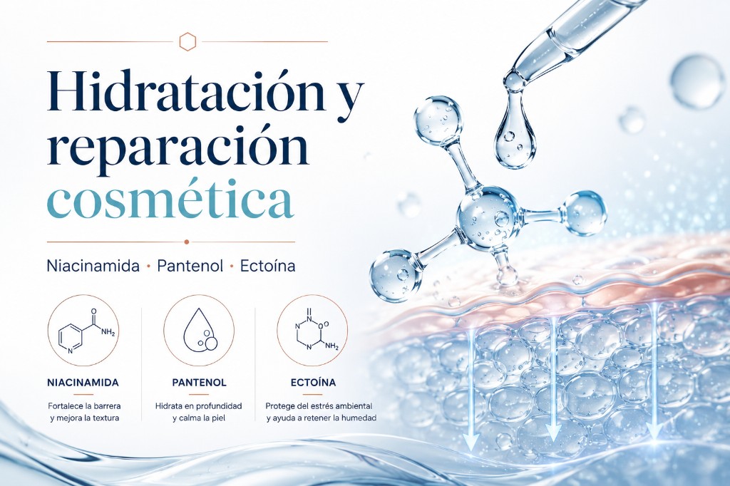 Sistema hidratante y reparador