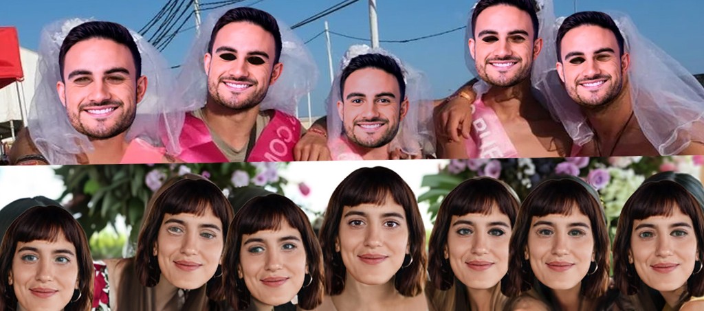 caretas personalizadas novios wedding planners