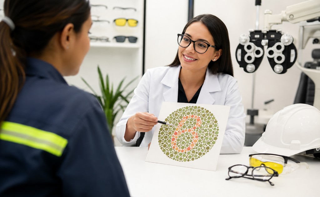 Test de percepción del color en brigadas visuales: una nueva herramienta para la salud visual empresarial SST