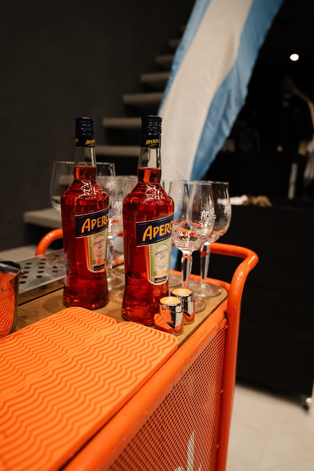 Trago Aperol en la barra libre de las Sesiones Fondiatteras
