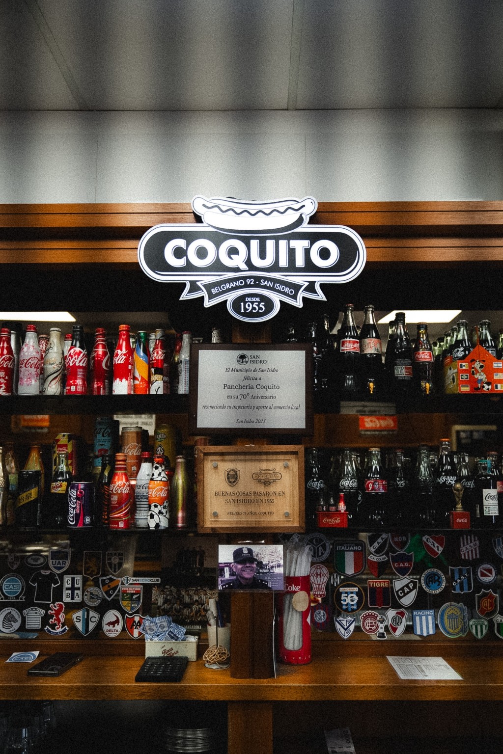 Dentro de la panchería Coquito