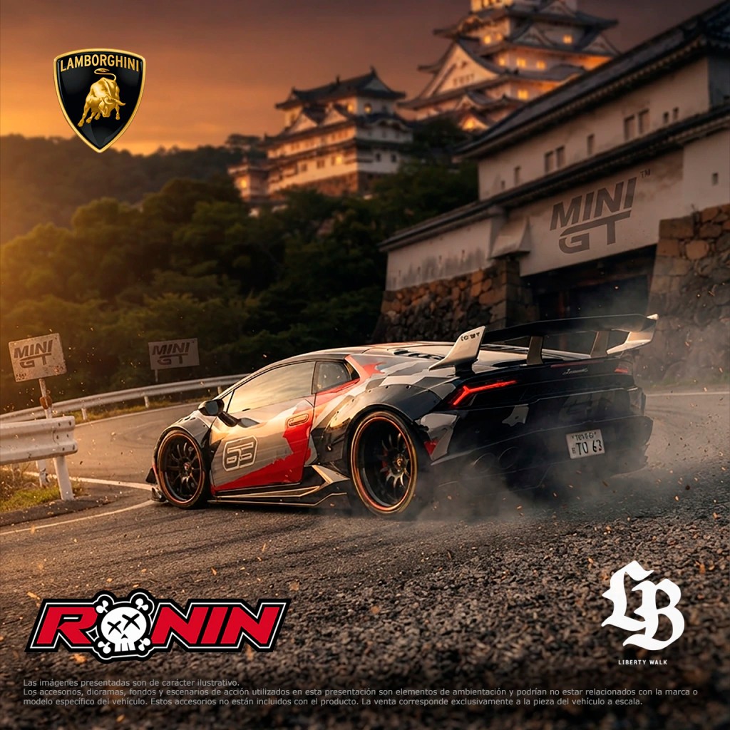 LB-Works Lamborghini Huracan GT- Premium-Ronin- MiniGT #1177