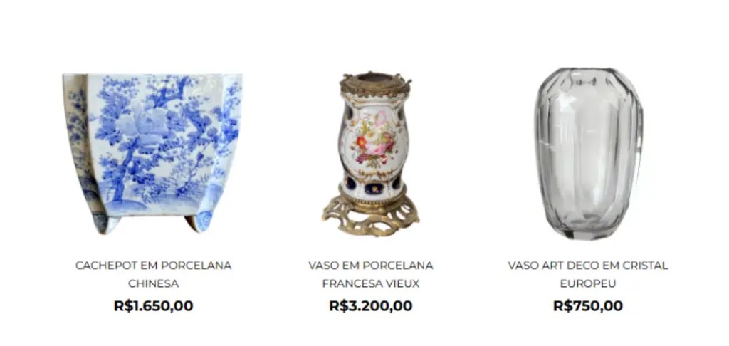 Vaso Art Deco em Cristal Europeu